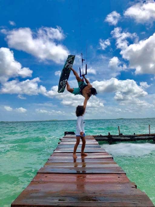 Siankite-Watersport-School-Tulum-Mexico-Kite-Surf - children